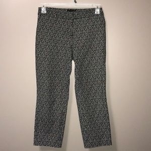 Cynthia Rowley Black with White Dots Capri’s SZ 10